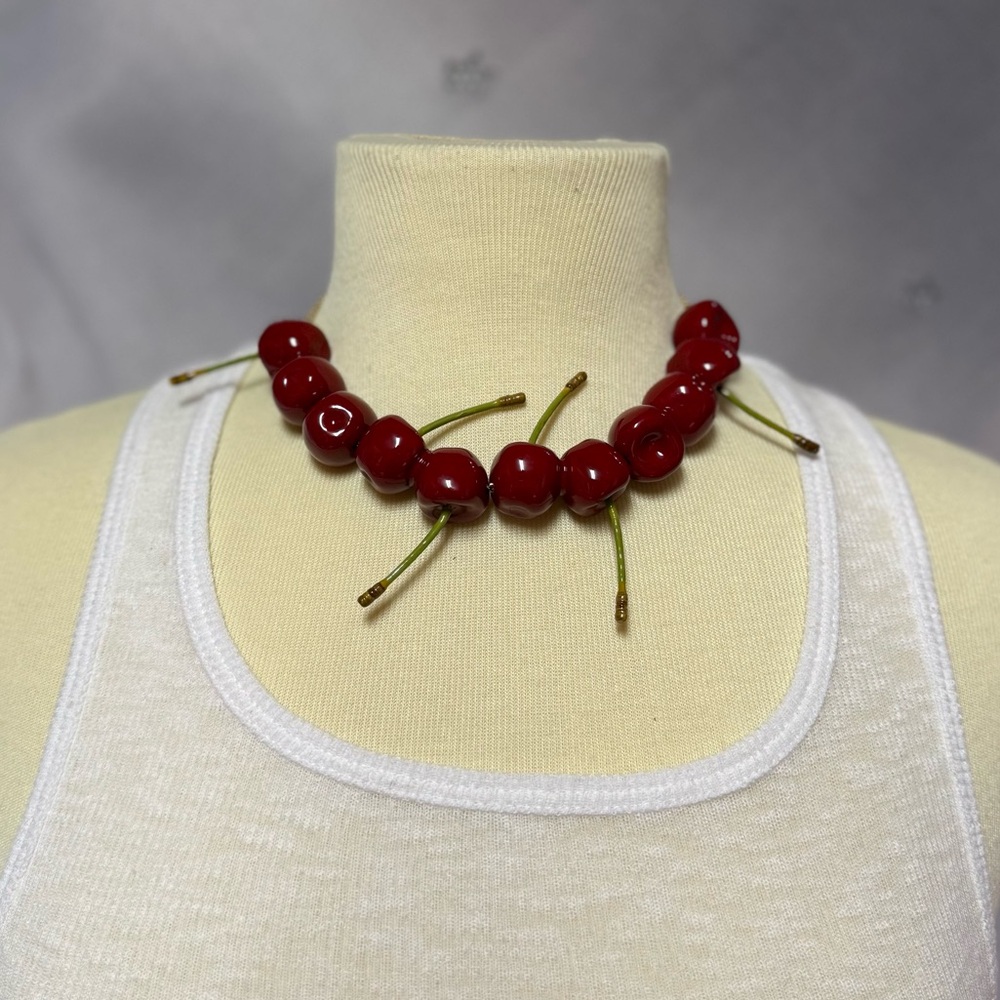 JACQUEMUS cherry necklaces - Picture 4 of 16